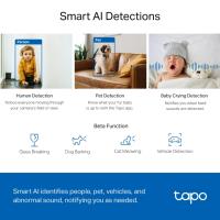 TP-LINK Tapo C220 2K 4MP QHD Gece Görüşlü 512GB Micro SD Destekli Wi-Fi Kamera